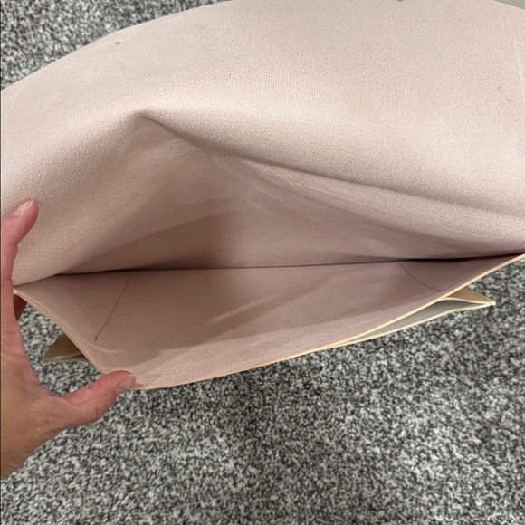 DesignWorks Ink Vegan Leather Classy Fun Stylish Laptop Folio Peach and Cream - Picture 5 of 7